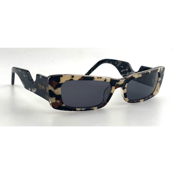 Agnes Piana-Dalmata Sunglasses mod AGN001 Rectangular Tortoise Cat Eye Polarized main image 8